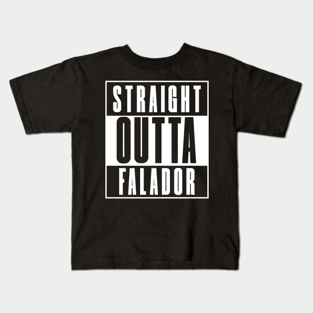 Runescape - Straight Outta Falador Kids T-Shirt by Tee Cult